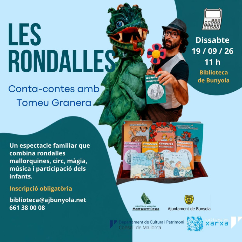  LES RONDALLES ARRIBEN A LA BIBLIOTECA DE BUNYOLA!