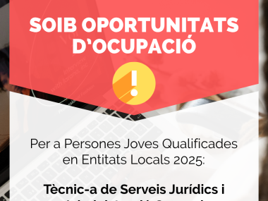 Oportunitats laborals a través del SOIB!
