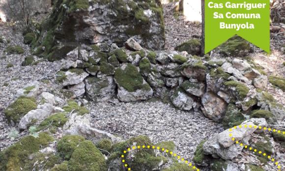 Reconstrucció de la barraca de carboner del forn de la Coma Gran