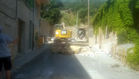Obres del carrer Nunyo Sanç