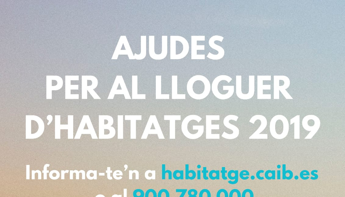 Ajuts al lloguer d'habitatges