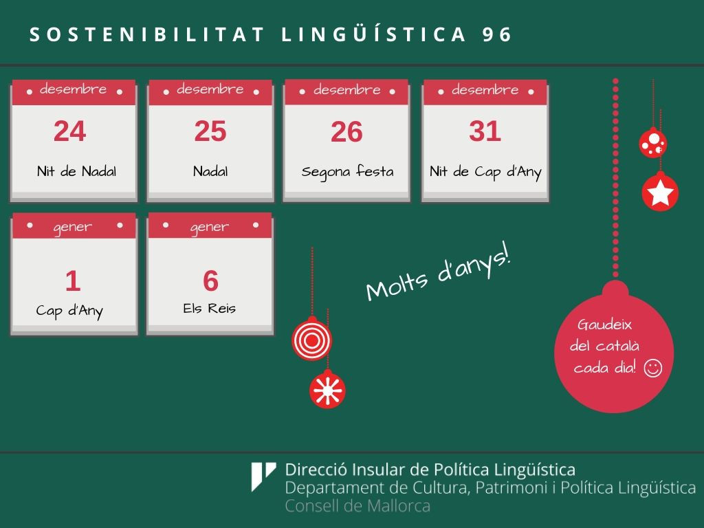 Les festes de Nadal, facem-les ben fetes