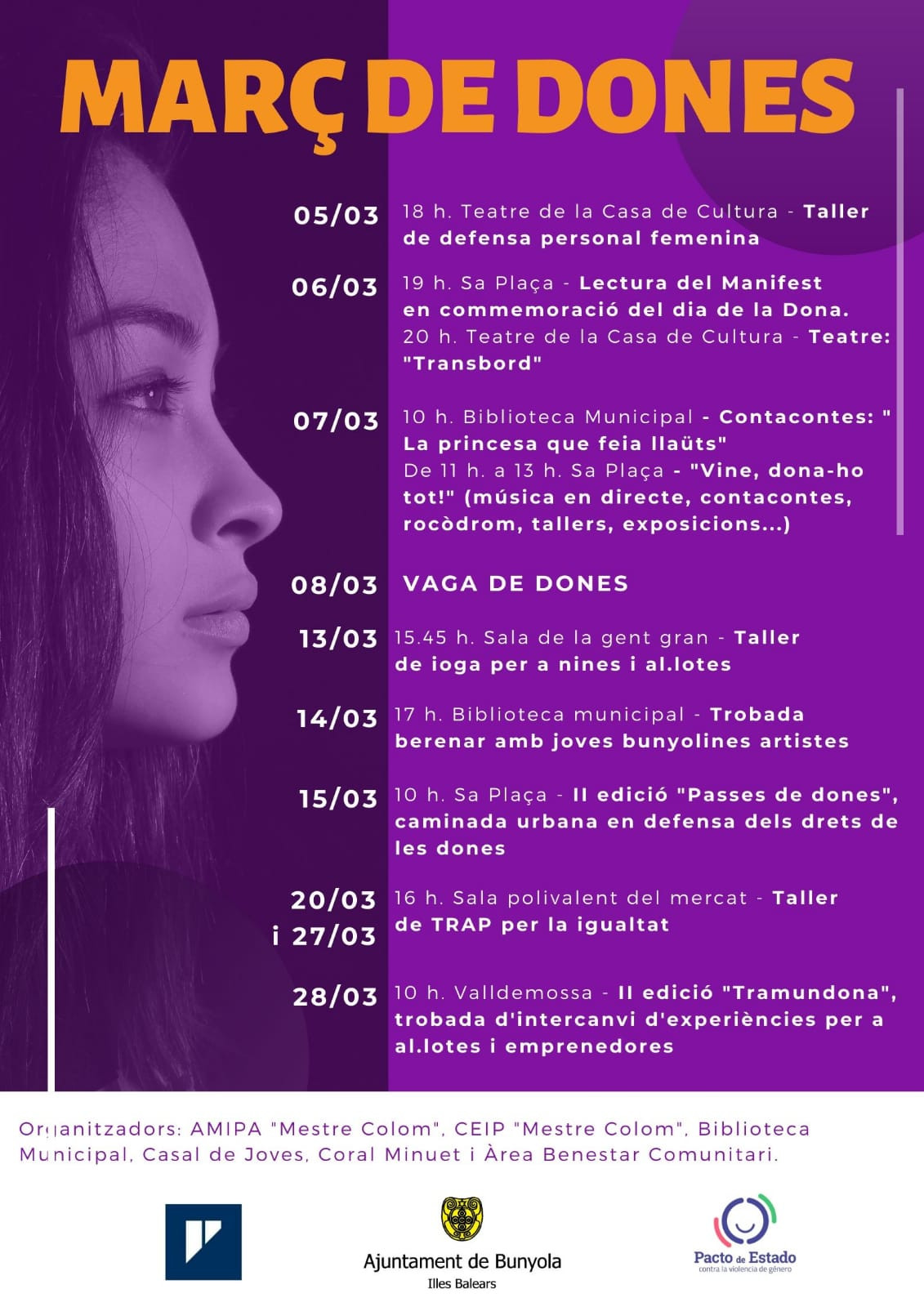 Març de dones a Bunyola