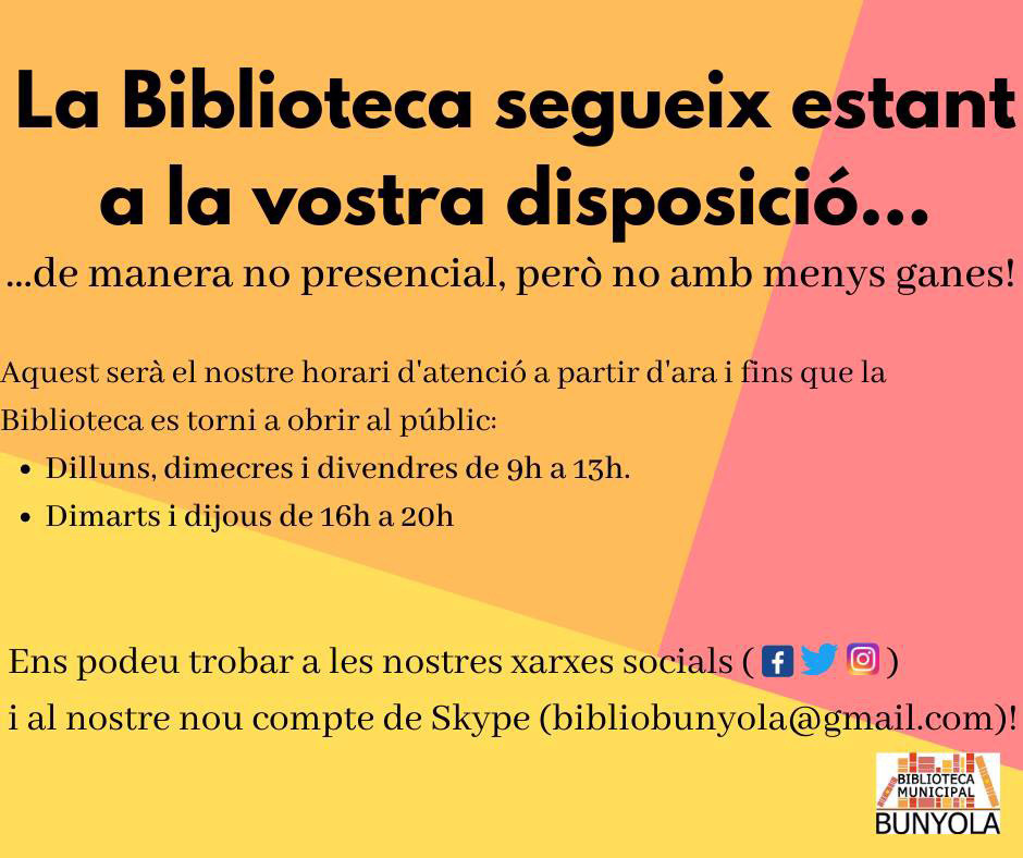 Biblioteca de Bunyola activa