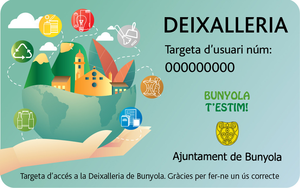 Nova targeta d'accés a les Deixalleries