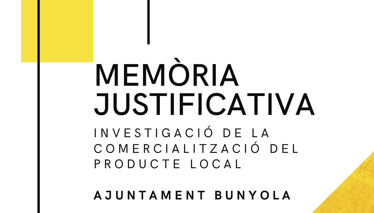 MEMÒRIA COMERÇ BUNYOLA 2025