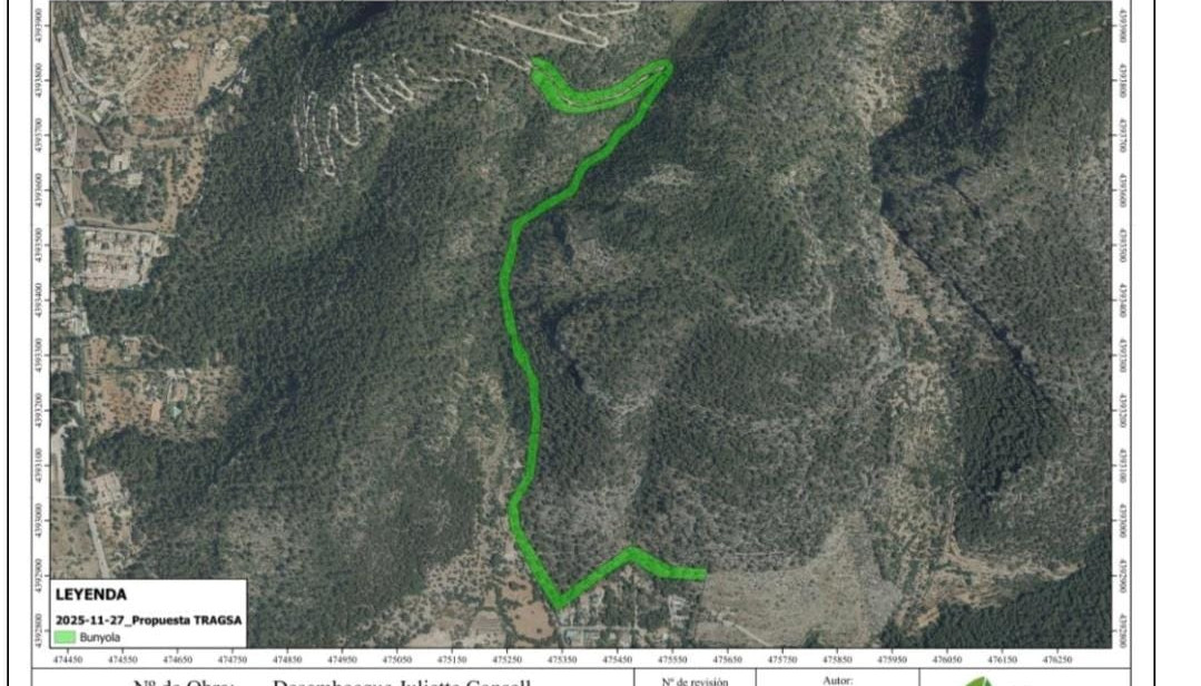Projecte de neteja forestal a Sa Comuna de Bunyola