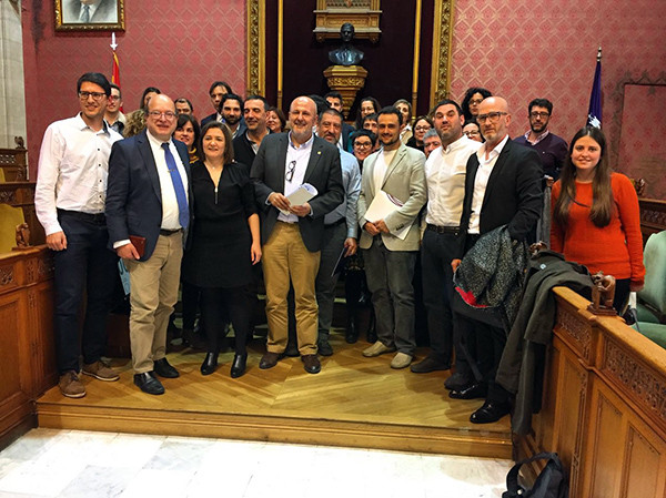 L'Ajuntament de Bunyola present al Consell el dia del rescat del Túnel de Sóller
