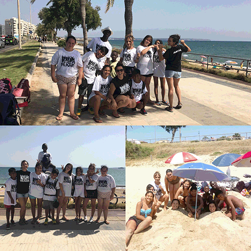 Activitat socioeducativa a la platja de Palma