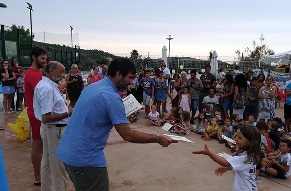 Lliurament de diplomes del curs de natació