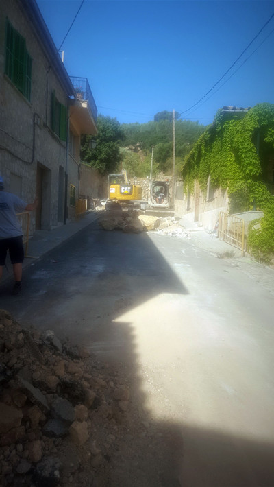 Obres del carrer Nunyo Sanç