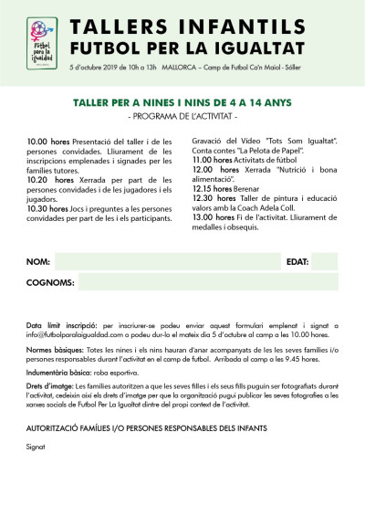 Futbol per a la igualtat