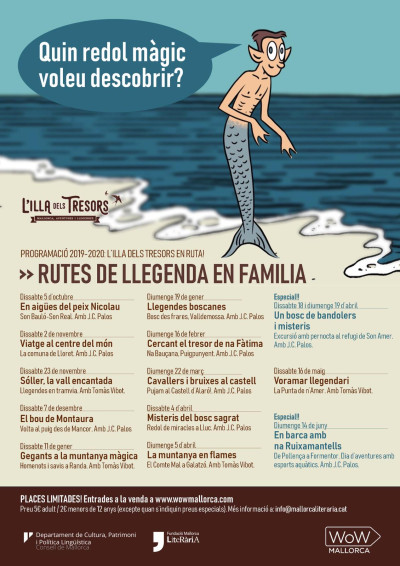 Rutes literàries guiades i Rutes de llegenda en família