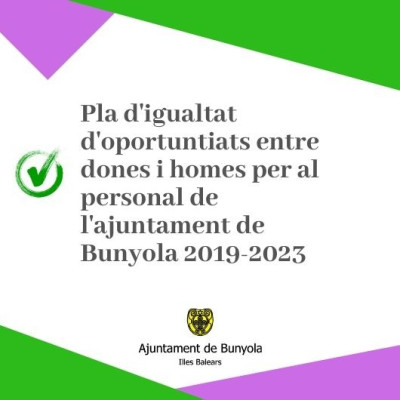 Pla d'igualtat d'oportunitats entre dones i homes