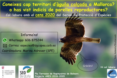 Cens 2020 del Servei de Protecció d'Espècies