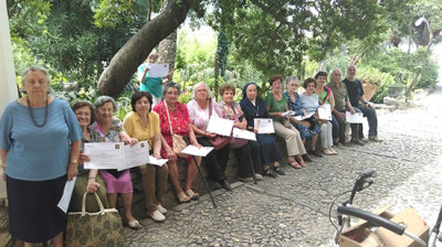 Final de curs de La Memòria (programa de suport psicosocial i educatiu al procés d'envelliment)