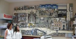 Sally Wood cedeix una obra a l'Ajuntament