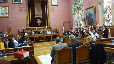 L'Ajuntament de Bunyola present al Consell el dia del rescat del Túnel de Sóller