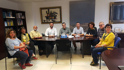 Escola nova a Bunyola. Reunió a la Conselleria d'Educació