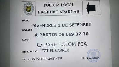 Canvis d'estacionament