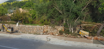 Prolongació de la vorera del cementiri municipal
