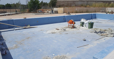 Obres d'adaptació de la piscina municipal