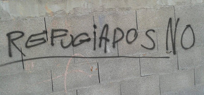 Pintades xenòfobes a Bunyola