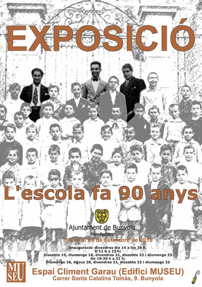 90 anys de l'Escola de Bunyola