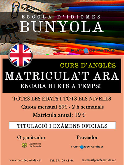 26 inscrits a l'Escola d'idiomes de Bunyola