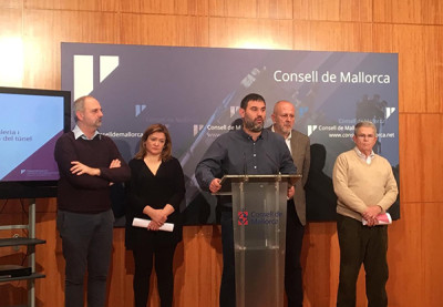Via d'evacuació al túnel de Bunyola-Sóller