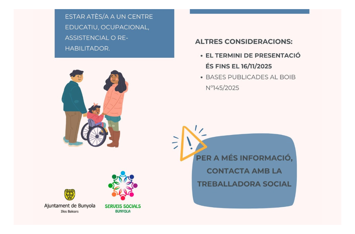 fills/es amb discapacitat bunyola