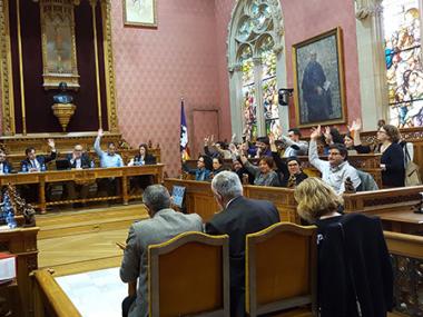 L'Ajuntament de Bunyola present al Consell el dia del rescat del Túnel de Sóller