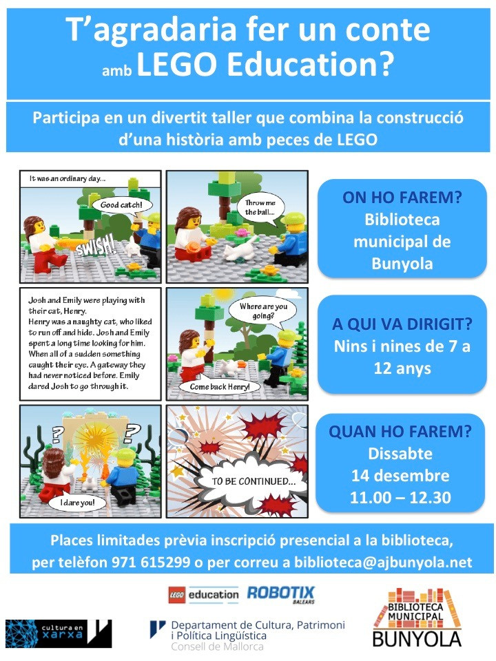 Construeix una història amb peces de LEGO