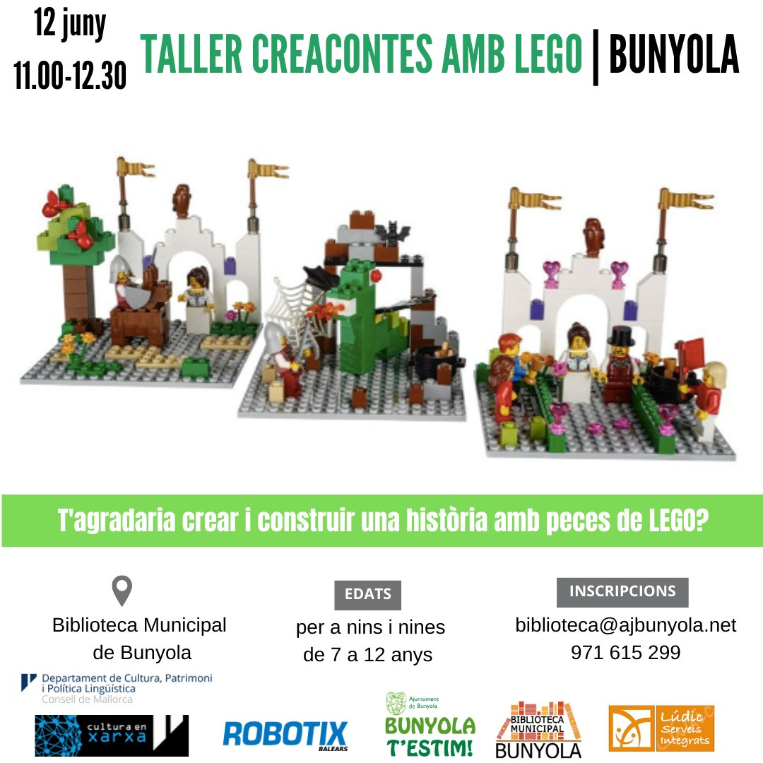 Taller de creacontes amb lego 