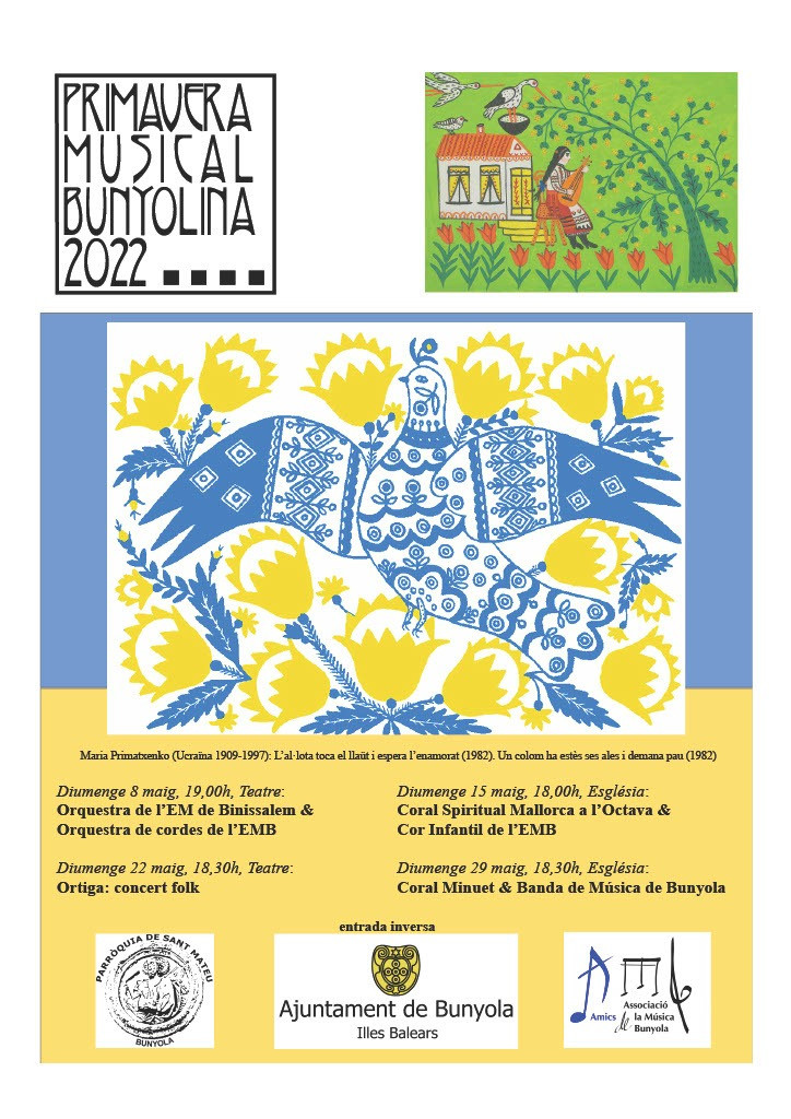 Primavera Musical Bunyolina 2022
