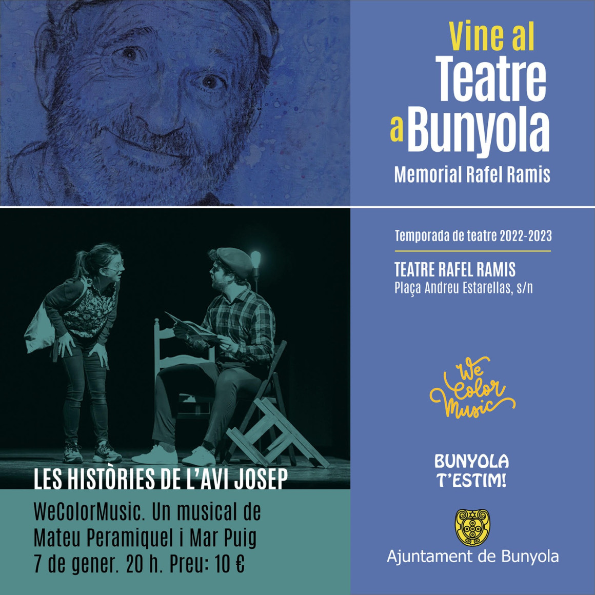 Vine al Teatre a Bunyola. Memorial Rafel Ramis