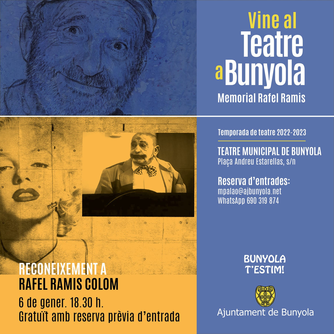 Vine al Teatre a Bunyola. Memorial Rafel Ramis