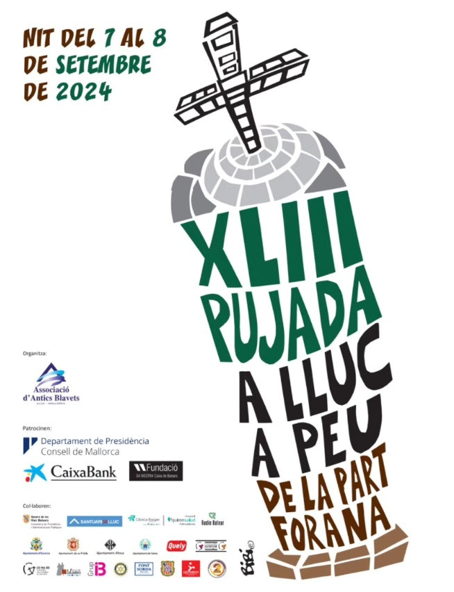 XLIII Pujada a Lluc a peu de la part forana