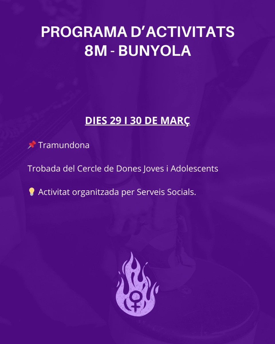 Trobada del Cercle de Dones Joves i Adolescents