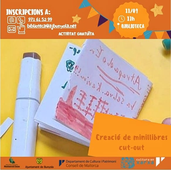 📚✨ Taller creatiu a la Biblioteca de Bunyola!