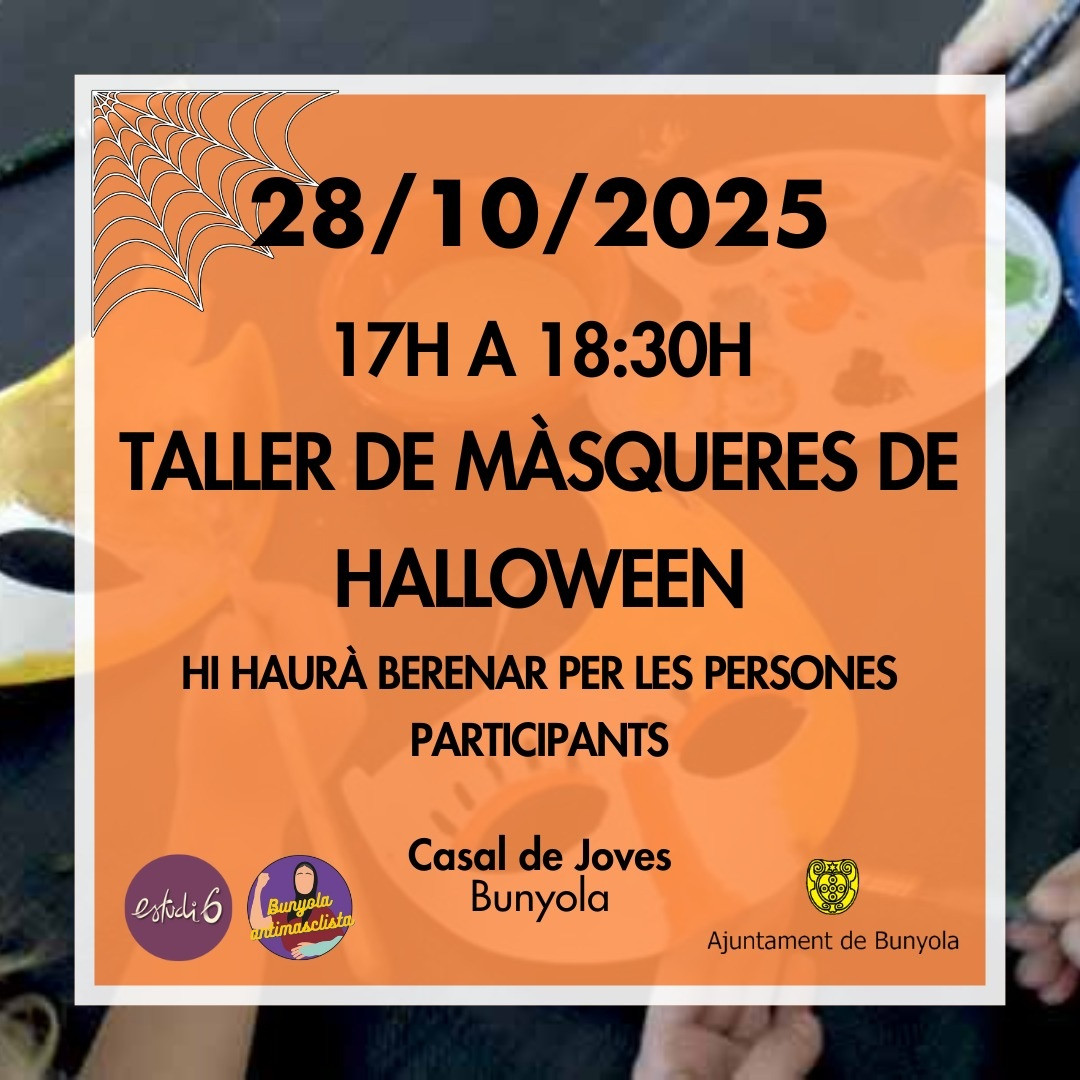 Taller de màscares de Halloween