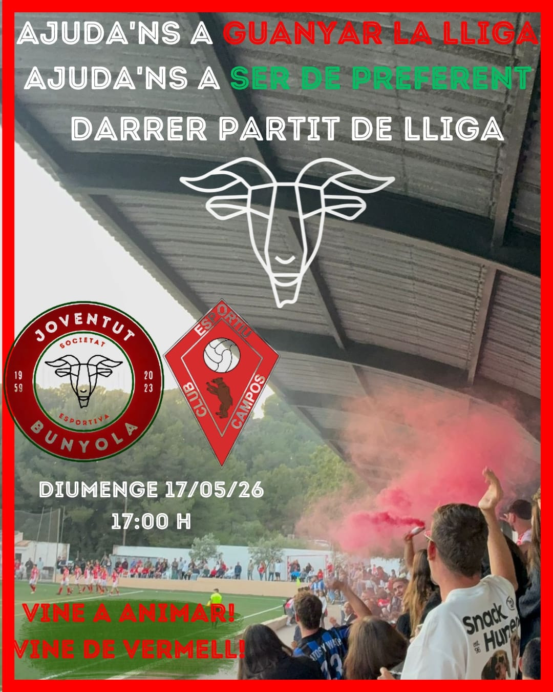 Partit de lliga Joventut Bunyola - Campos