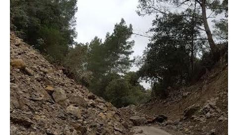 La carretera d'Alaró a Orient romandrà tancada durant setmanes