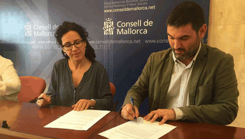 L'Ajuntament de Bunyola i l'Institut Mallorquí d'afers socials (IMAS) signen l'acord de col·laboració